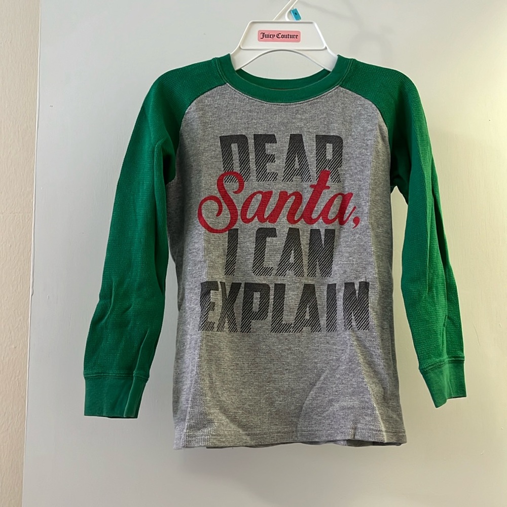 Carter’s Kids Dear Santa Christmas Tee Shirt size 8
